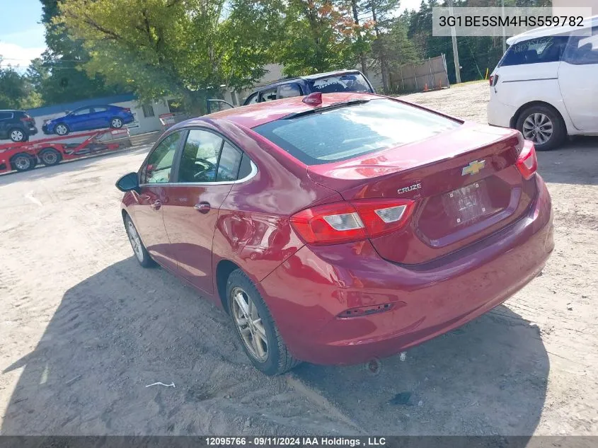 3G1BE5SM4HS559782 2017 Chevrolet Cruze Lt