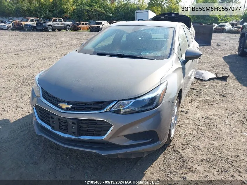 2017 Chevrolet Cruze Lt VIN: 3G1BE5SM6HS557077 Lot: 12105483