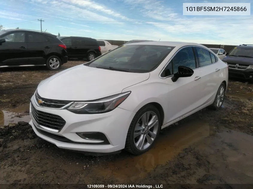 1G1BF5SM2H7245866 2017 Chevrolet Cruze Premier