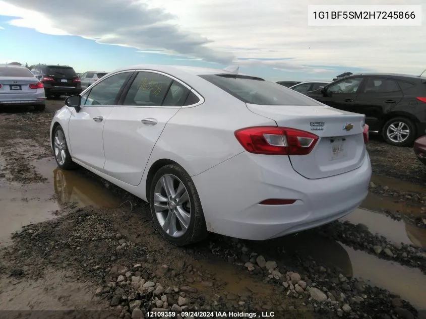 1G1BF5SM2H7245866 2017 Chevrolet Cruze Premier