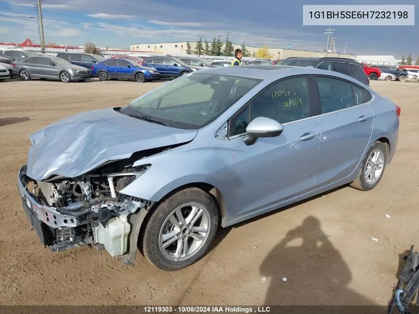 2017 Chevrolet Cruze VIN: 1G1BH5SE6H7232198 Lot: 12119303