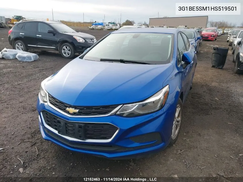 2017 Chevrolet Cruze VIN: 3G1BE5SM1HS519501 Lot: 12152463