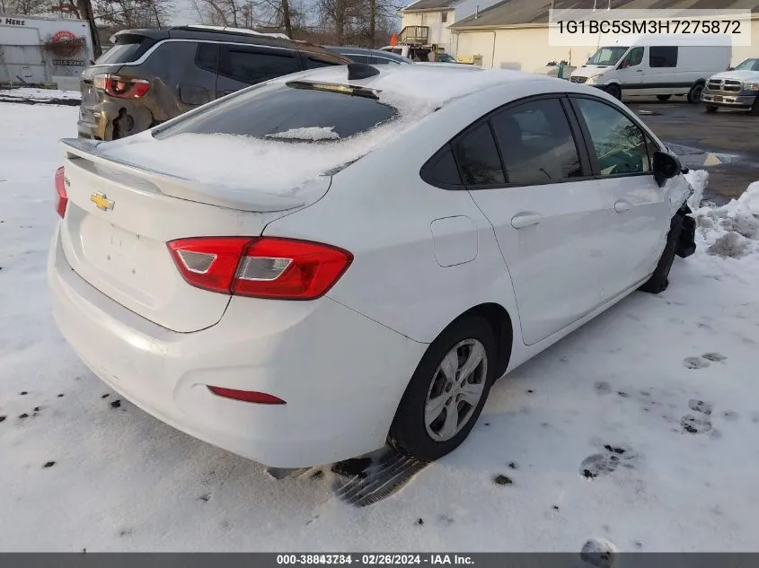 1G1BC5SM3H7275872 2017 Chevrolet Cruze Ls Auto