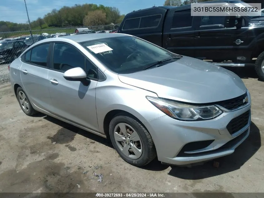 3G1BC5SM6HS558722 2017 Chevrolet Cruze Ls Auto