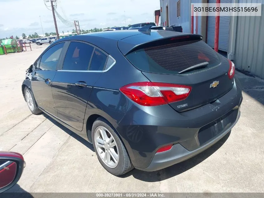 2017 Chevrolet Cruze Lt Auto VIN: 3G1BE6SM3HS515696 Lot: 39273901