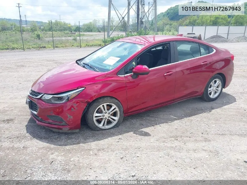 1G1BE5SM1H7267943 2017 Chevrolet Cruze Lt Auto