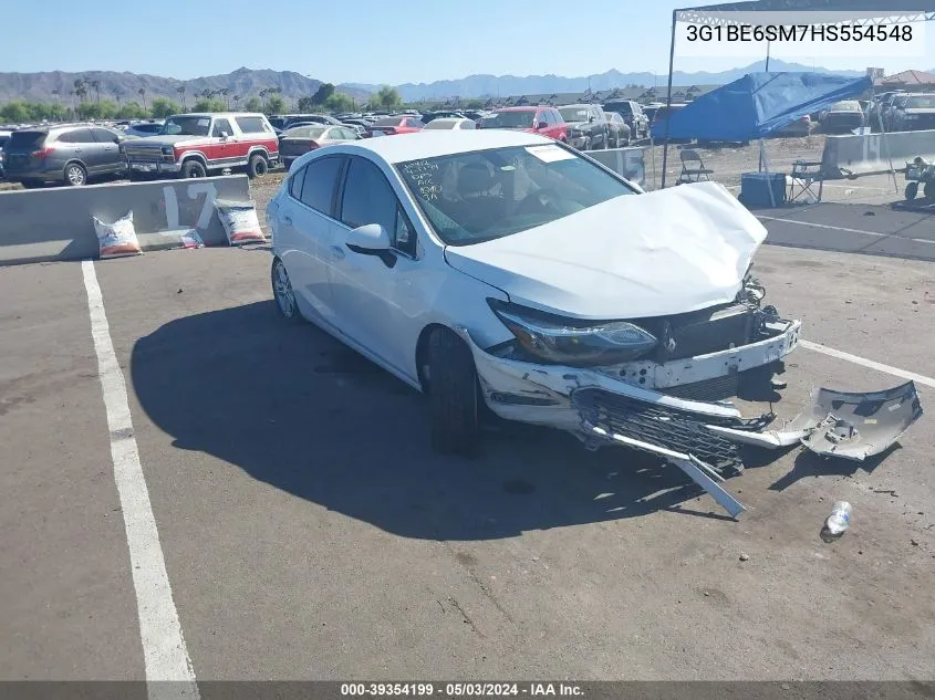 2017 Chevrolet Cruze Lt Auto VIN: 3G1BE6SM7HS554548 Lot: 39354199