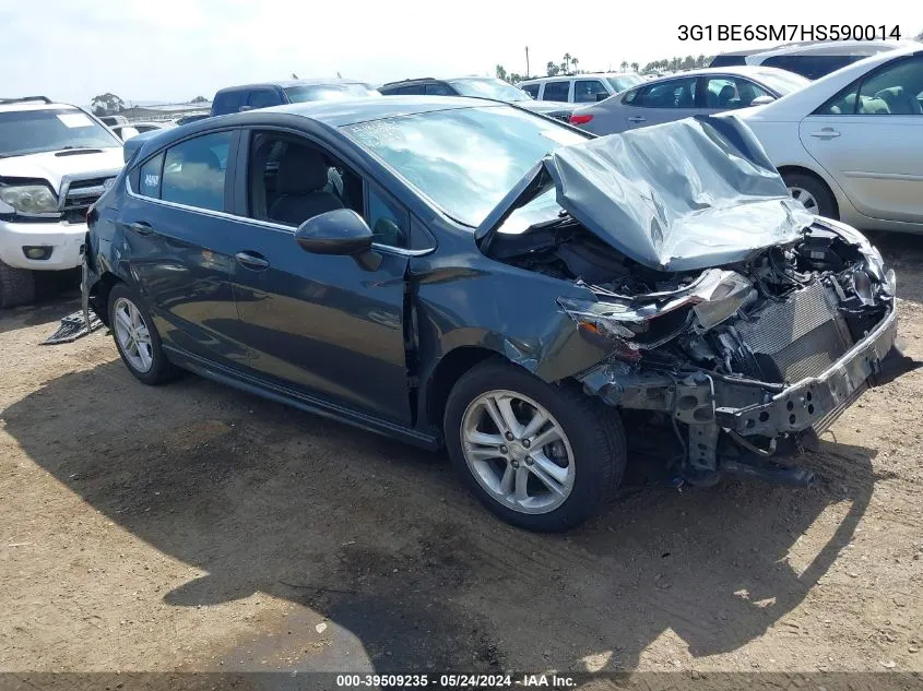 3G1BE6SM7HS590014 2017 Chevrolet Cruze Lt Auto