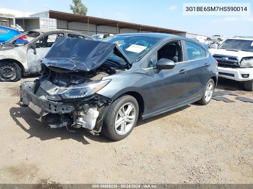 2017 Chevrolet Cruze Lt Auto VIN: 3G1BE6SM7HS590014 Lot: 39509235