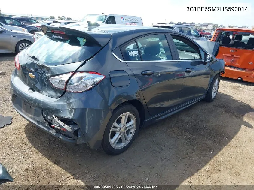 3G1BE6SM7HS590014 2017 Chevrolet Cruze Lt Auto