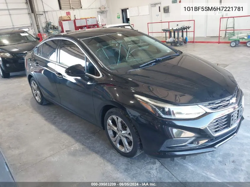 2017 Chevrolet Cruze Premier Auto VIN: 1G1BF5SM6H7221781 Lot: 39583209