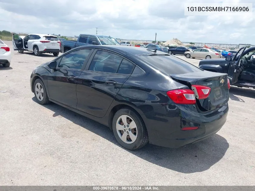 2017 Chevrolet Cruze Ls Auto VIN: 1G1BC5SM8H7166906 Lot: 39670578