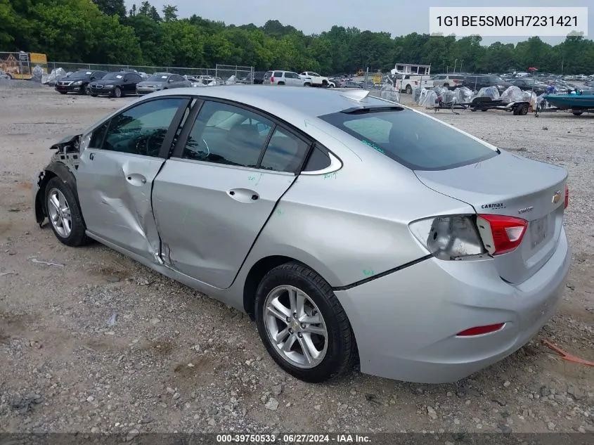 1G1BE5SM0H7231421 2017 Chevrolet Cruze Lt Auto