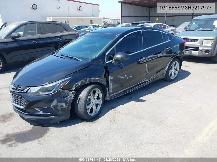 1G1BF5SM3H7217977 2017 Chevrolet Cruze Premier Auto