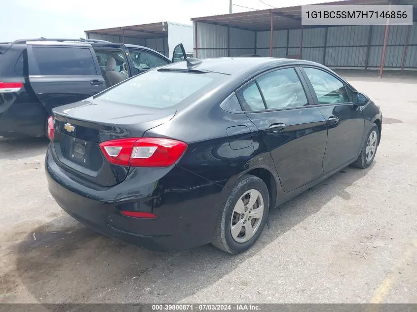 2017 Chevrolet Cruze Ls Auto VIN: 1G1BC5SM7H7146856 Lot: 39800871