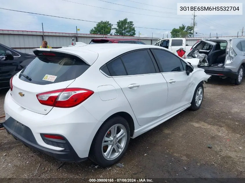 2017 Chevrolet Cruze Lt Auto VIN: 3G1BE6SM6HS532704 Lot: 39806165