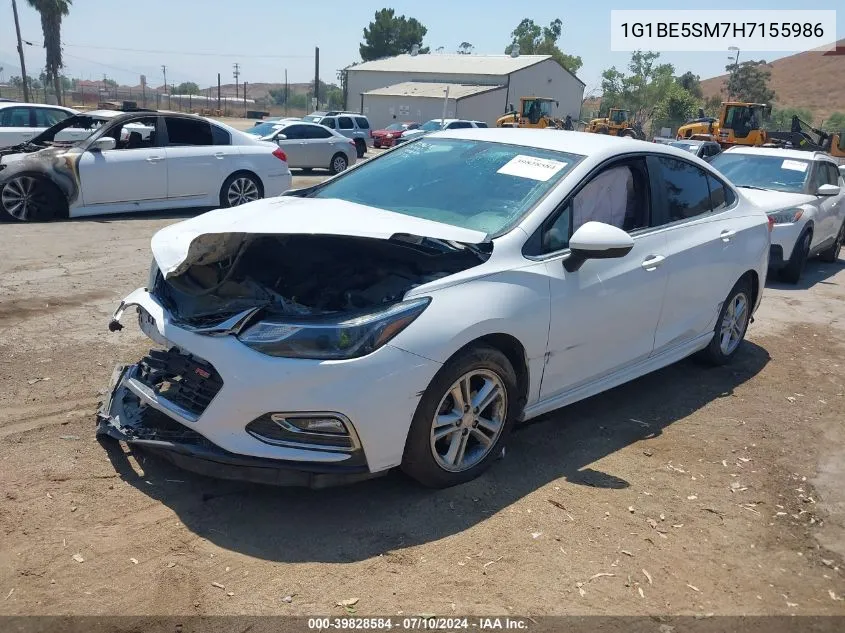 1G1BE5SM7H7155986 2017 Chevrolet Cruze Lt Auto