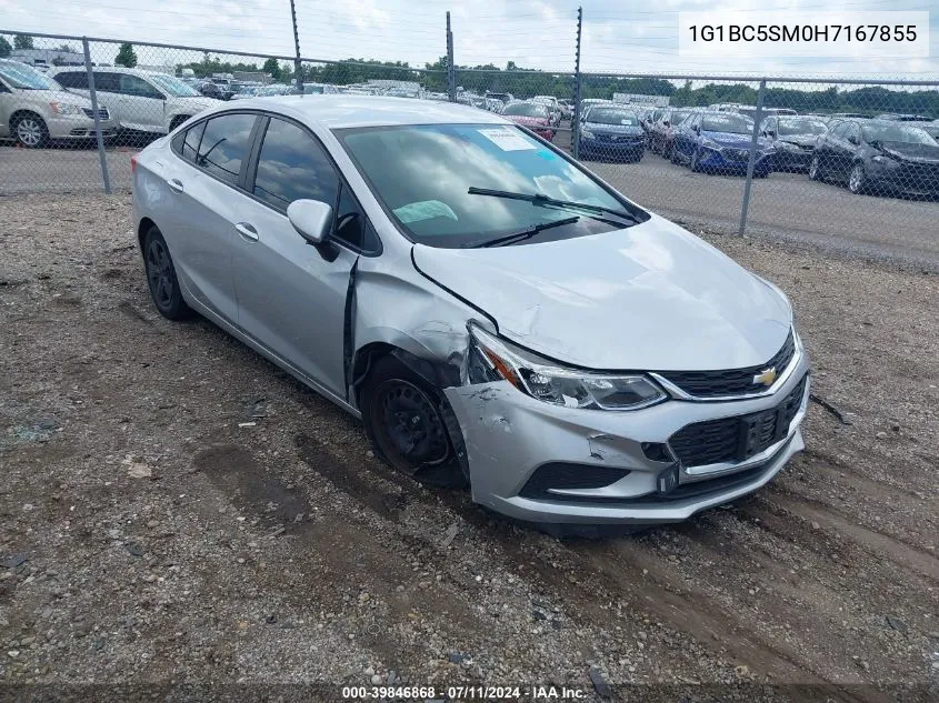 2017 Chevrolet Cruze Ls Auto VIN: 1G1BC5SM0H7167855 Lot: 39846868