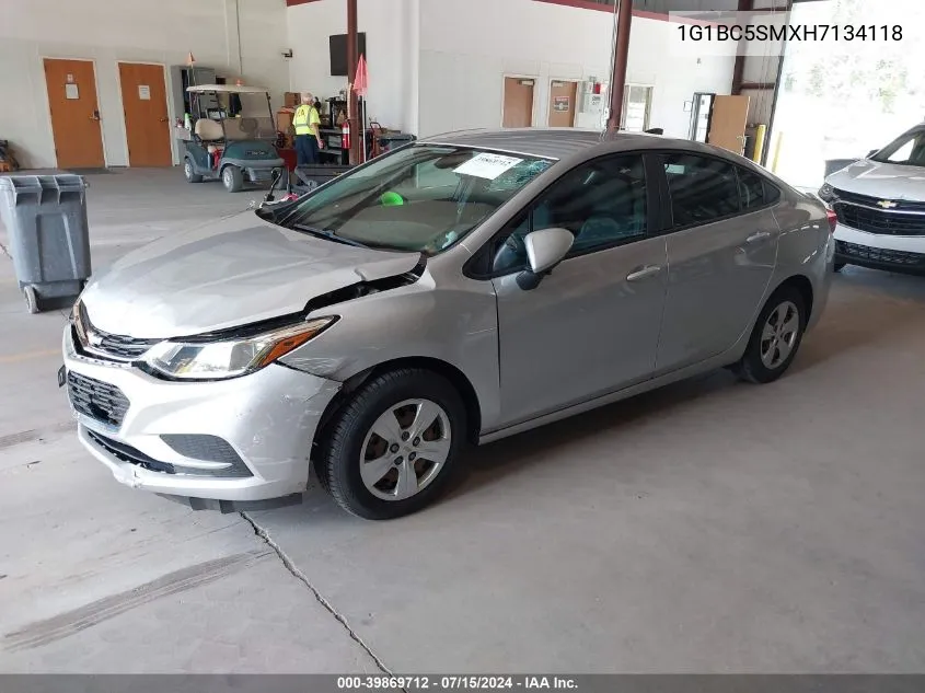 1G1BC5SMXH7134118 2017 Chevrolet Cruze Ls Auto