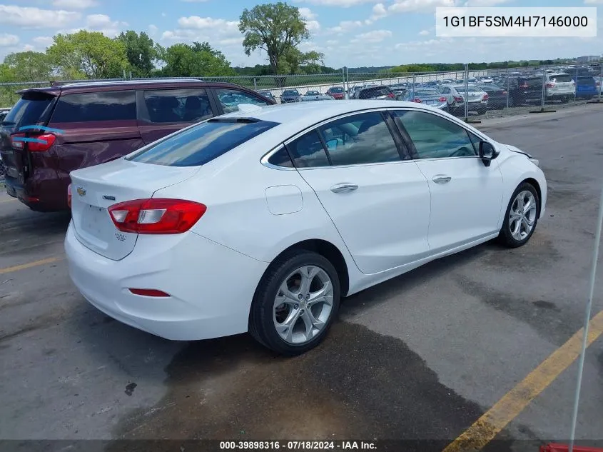 1G1BF5SM4H7146000 2017 Chevrolet Cruze Premier Auto