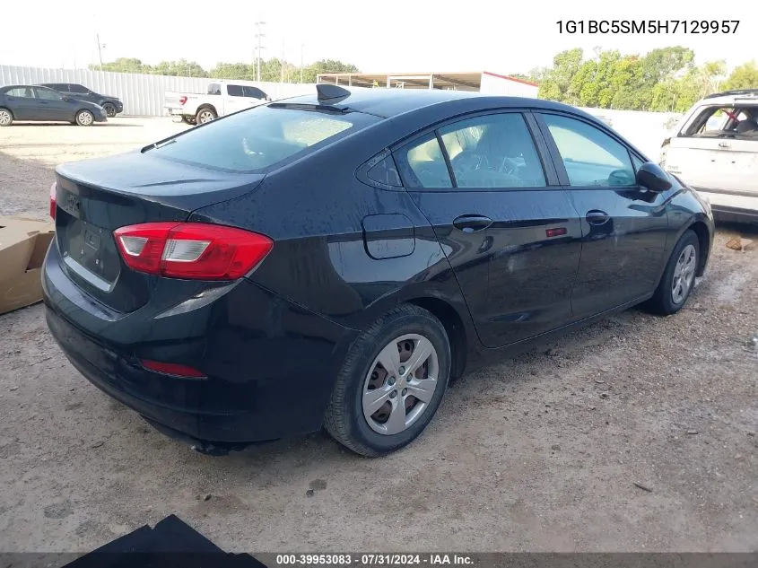 1G1BC5SM5H7129957 2017 Chevrolet Cruze Ls Auto