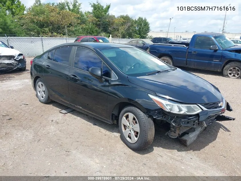 2017 Chevrolet Cruze Ls Auto VIN: 1G1BC5SM7H7161616 Lot: 39978901