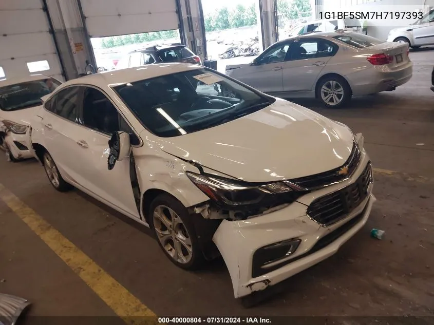 1G1BF5SM7H7197393 2017 Chevrolet Cruze Premier Auto