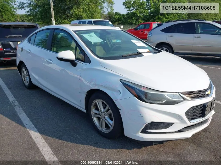 2017 Chevrolet Cruze Lt Auto VIN: 1G1BE5SM4H7108608 Lot: 40003894