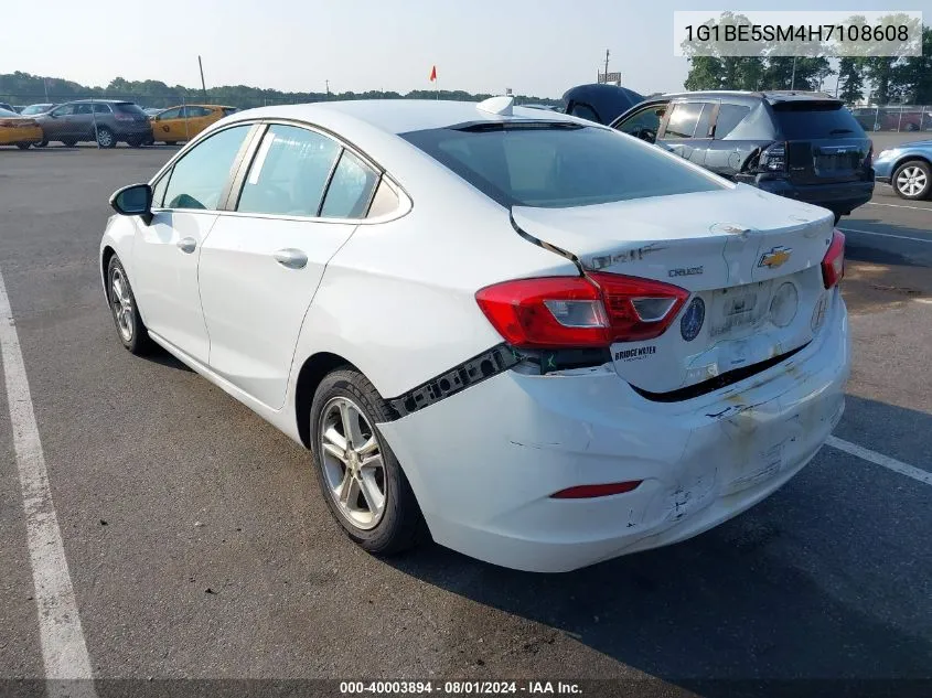 1G1BE5SM4H7108608 2017 Chevrolet Cruze Lt Auto