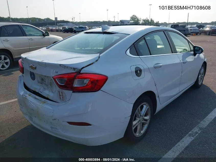 1G1BE5SM4H7108608 2017 Chevrolet Cruze Lt Auto