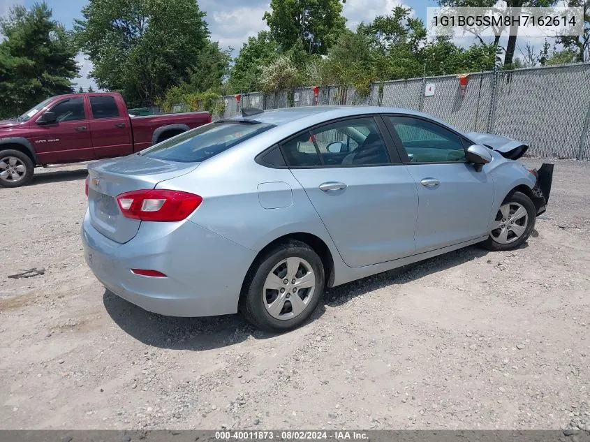 2017 Chevrolet Cruze Ls Auto VIN: 1G1BC5SM8H7162614 Lot: 40011873