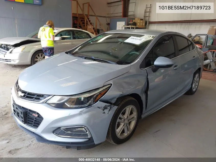 1G1BE5SM2H7189723 2017 Chevrolet Cruze Lt Auto