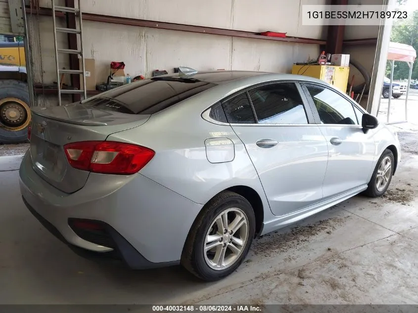 2017 Chevrolet Cruze Lt Auto VIN: 1G1BE5SM2H7189723 Lot: 40032148