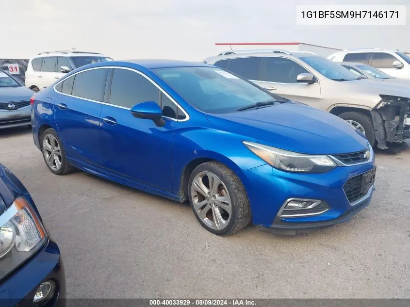 2017 Chevrolet Cruze Premier Auto VIN: 1G1BF5SM9H7146171 Lot: 40033929