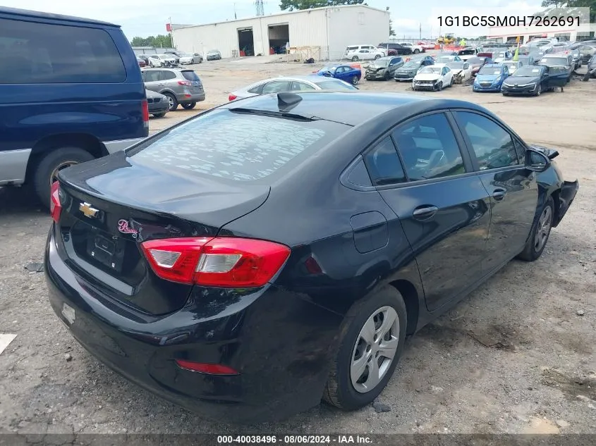 1G1BC5SM0H7262691 2017 Chevrolet Cruze Ls Auto