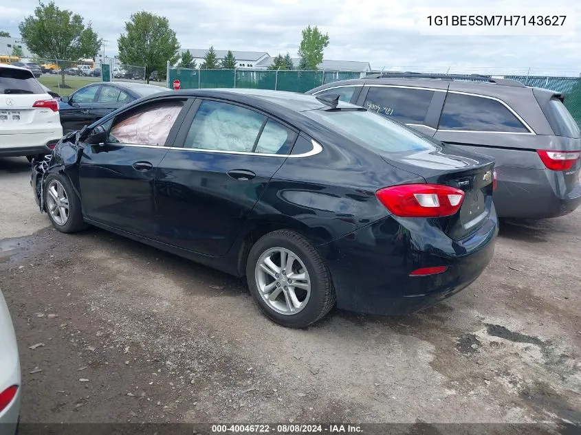 2017 Chevrolet Cruze Lt Auto VIN: 1G1BE5SM7H7143627 Lot: 40046722