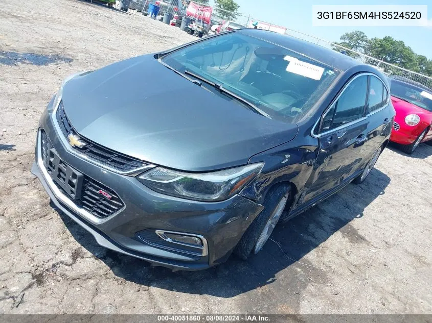 3G1BF6SM4HS524520 2017 Chevrolet Cruze Premier Auto