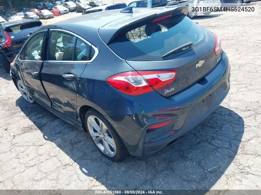 3G1BF6SM4HS524520 2017 Chevrolet Cruze Premier Auto