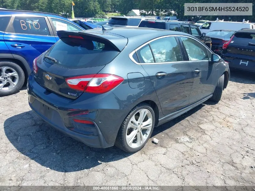 3G1BF6SM4HS524520 2017 Chevrolet Cruze Premier Auto