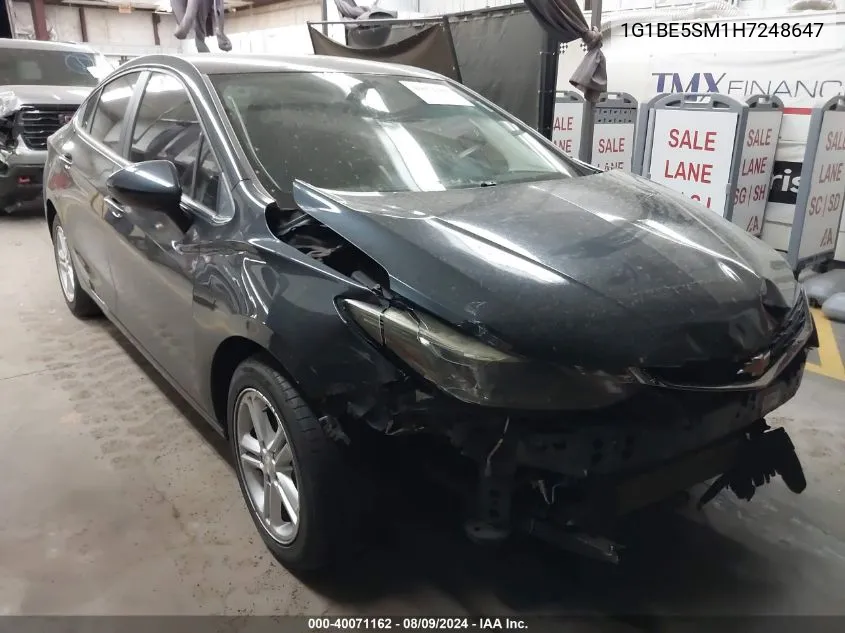 1G1BE5SM1H7248647 2017 Chevrolet Cruze Lt Auto