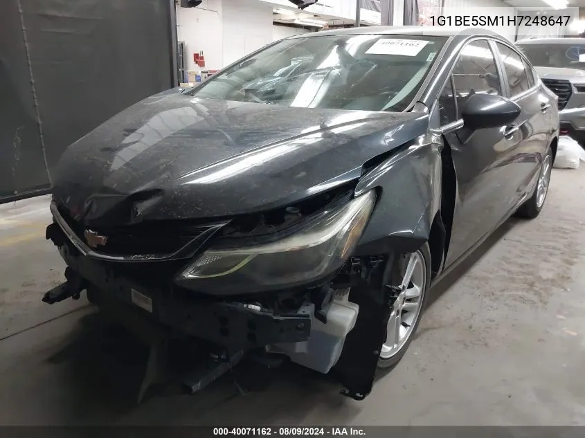 1G1BE5SM1H7248647 2017 Chevrolet Cruze Lt Auto