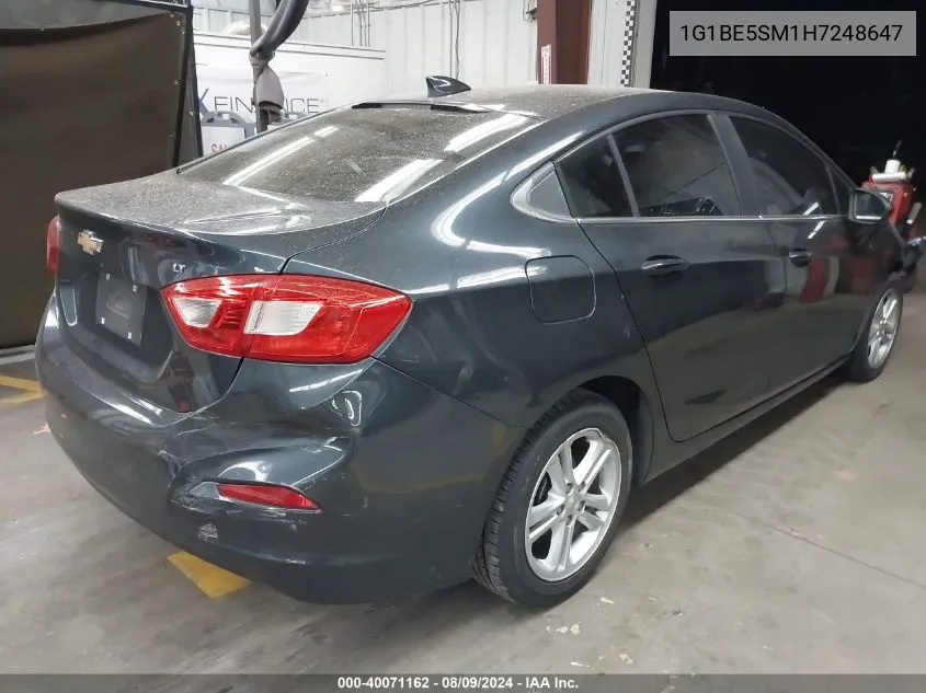 1G1BE5SM1H7248647 2017 Chevrolet Cruze Lt Auto