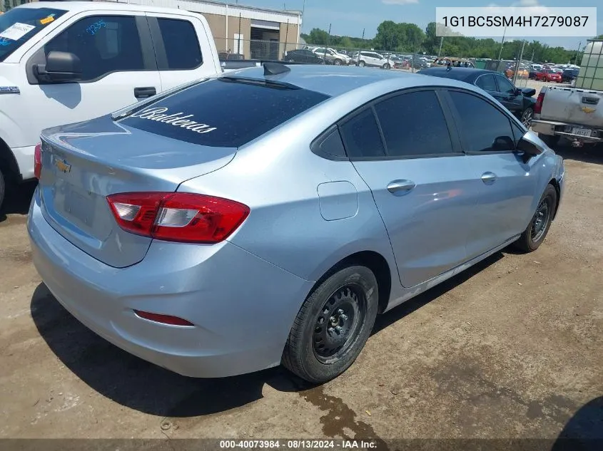 2017 Chevrolet Cruze Ls Auto VIN: 1G1BC5SM4H7279087 Lot: 40073984