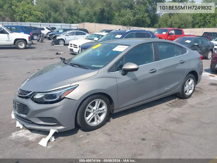 2017 Chevrolet Cruze Lt Auto VIN: 1G1BE5SM1H7249832 Lot: 40074164