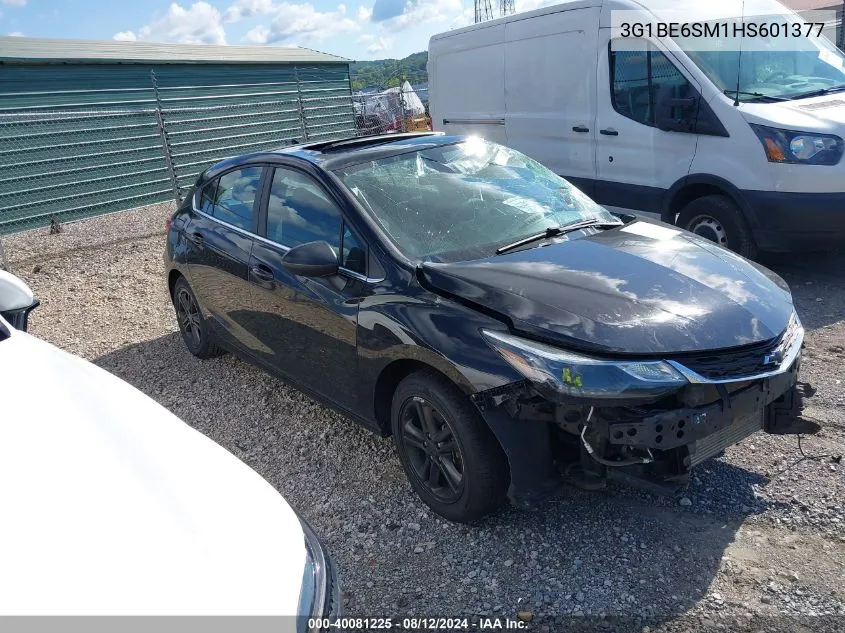 2017 Chevrolet Cruze Lt Auto VIN: 3G1BE6SM1HS601377 Lot: 40081225