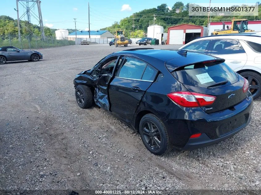 2017 Chevrolet Cruze Lt Auto VIN: 3G1BE6SM1HS601377 Lot: 40081225