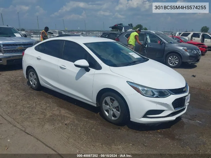 3G1BC5SM4HS574255 2017 Chevrolet Cruze Ls Auto