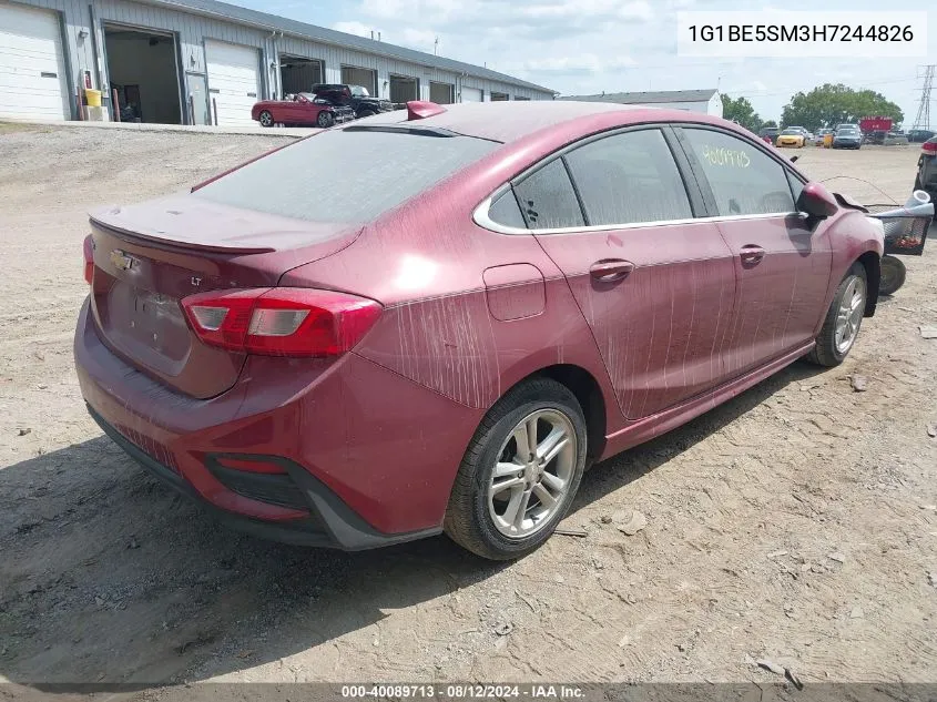 2017 Chevrolet Cruze Lt Auto VIN: 1G1BE5SM3H7244826 Lot: 40089713