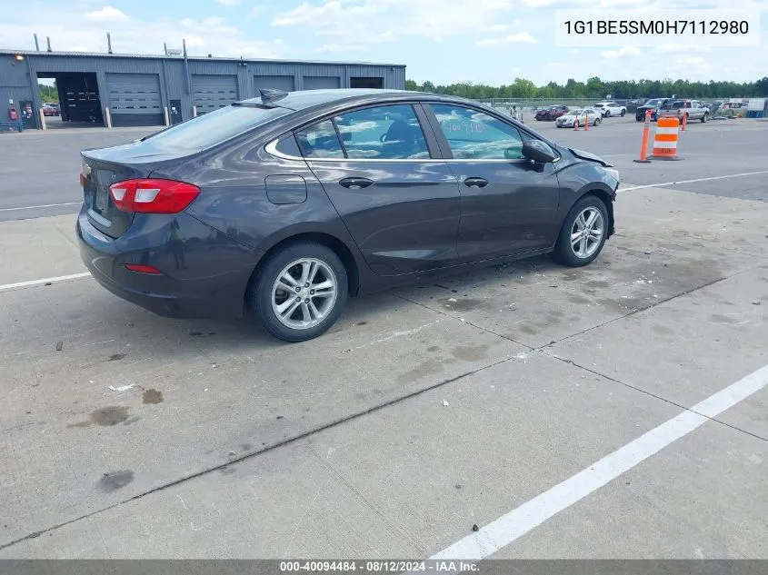 1G1BE5SM0H7112980 2017 Chevrolet Cruze Lt Auto