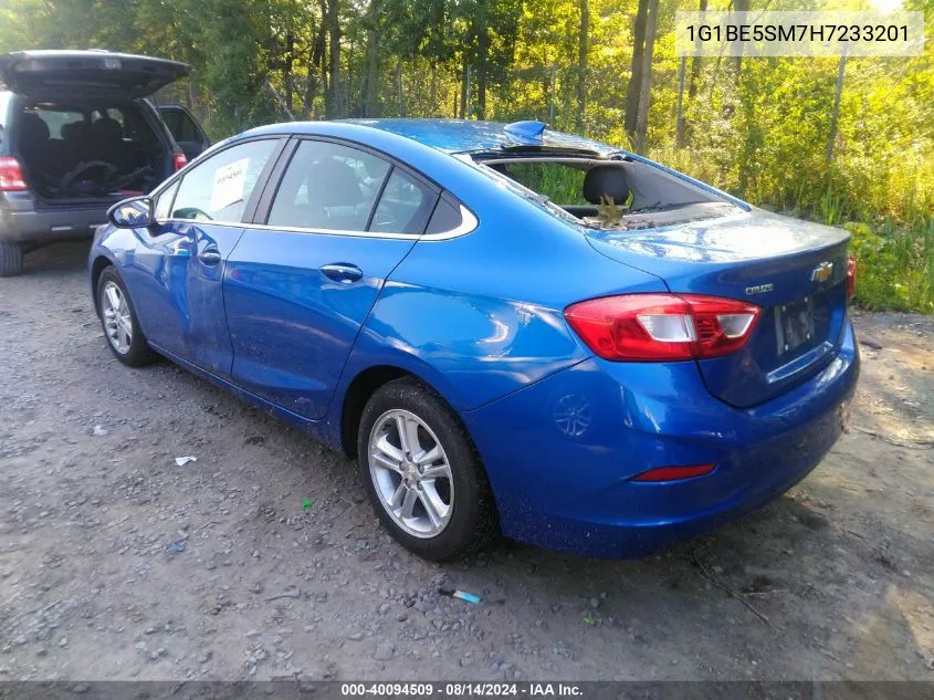 2017 Chevrolet Cruze Lt Auto VIN: 1G1BE5SM7H7233201 Lot: 40094509